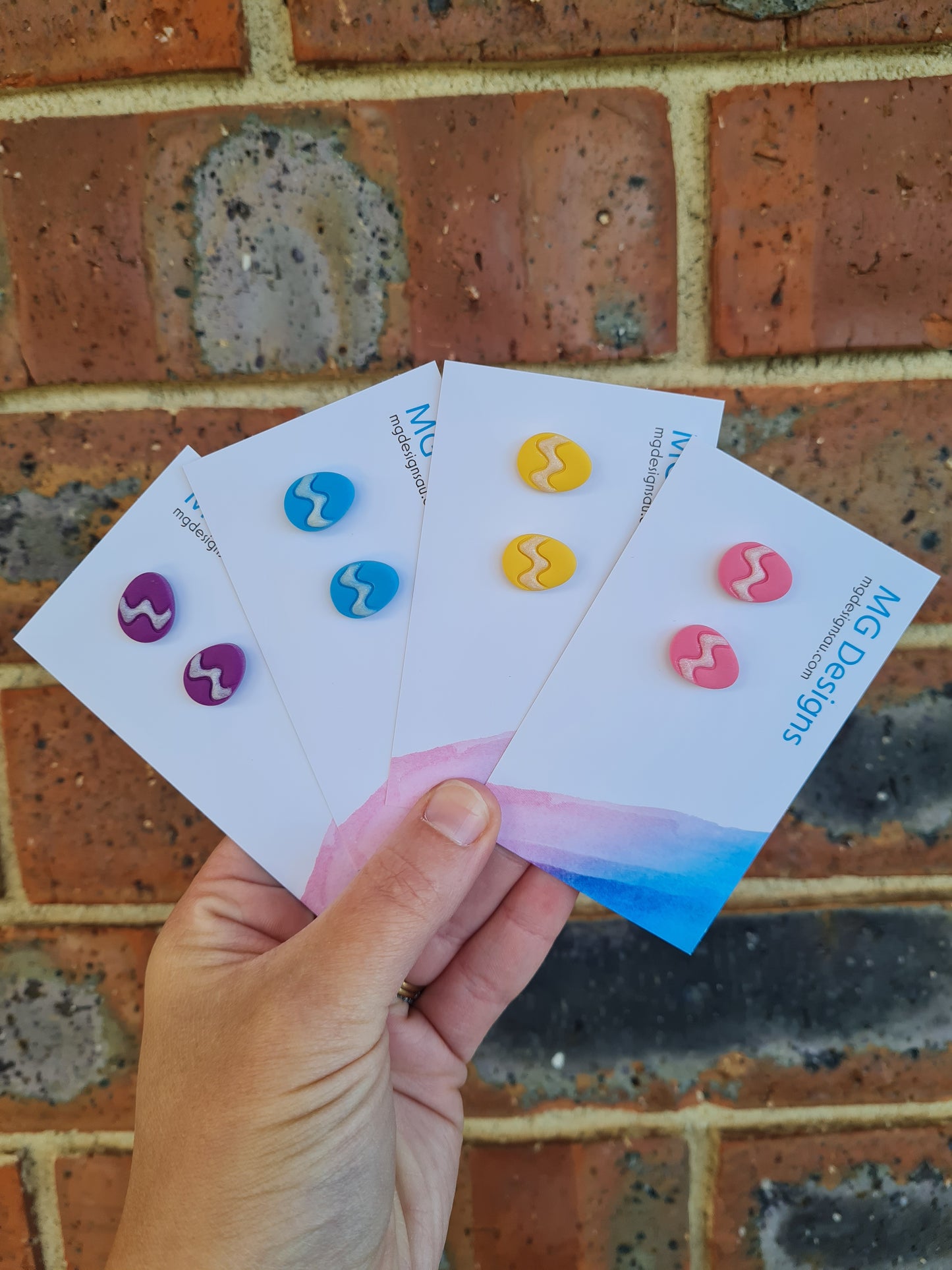 Easter Egg Stud Yellow