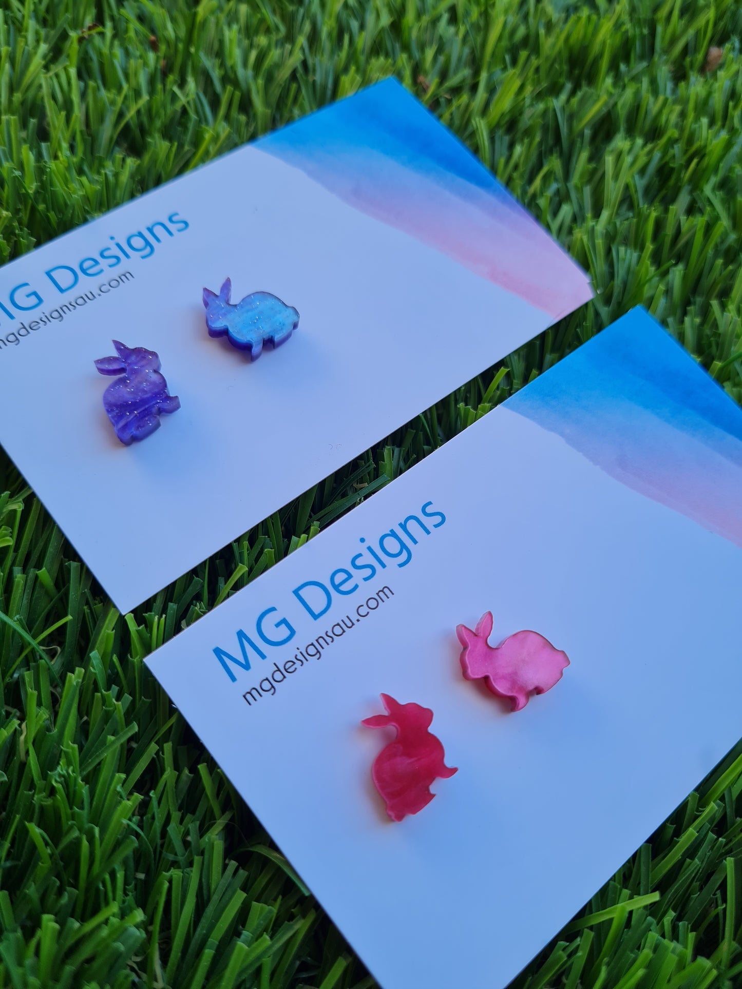 Easter Bunny Stud Pink