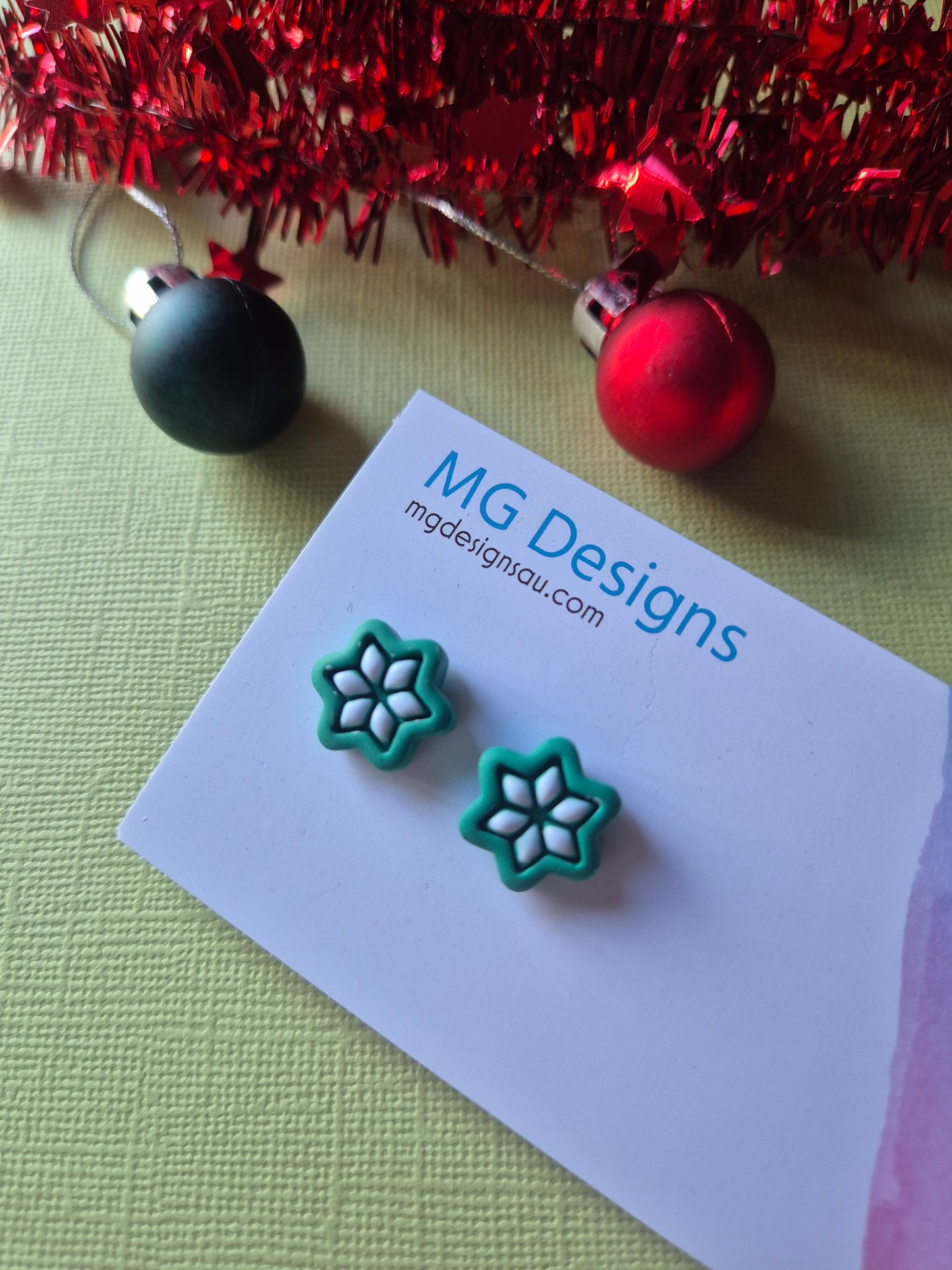 Green Gingerbread Star