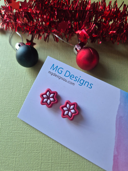 Red Gingerbread Star