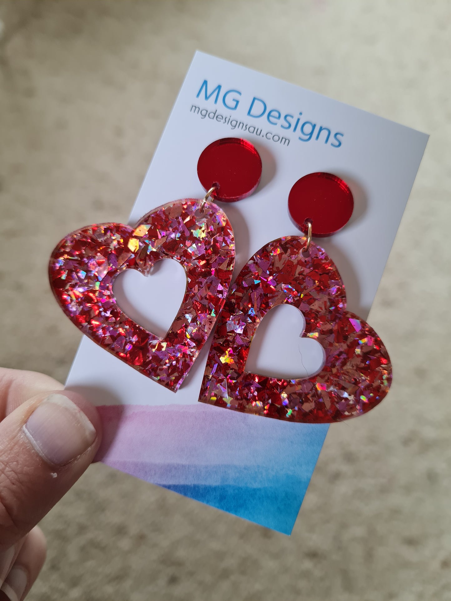 Glitzy Heart - Love Struck