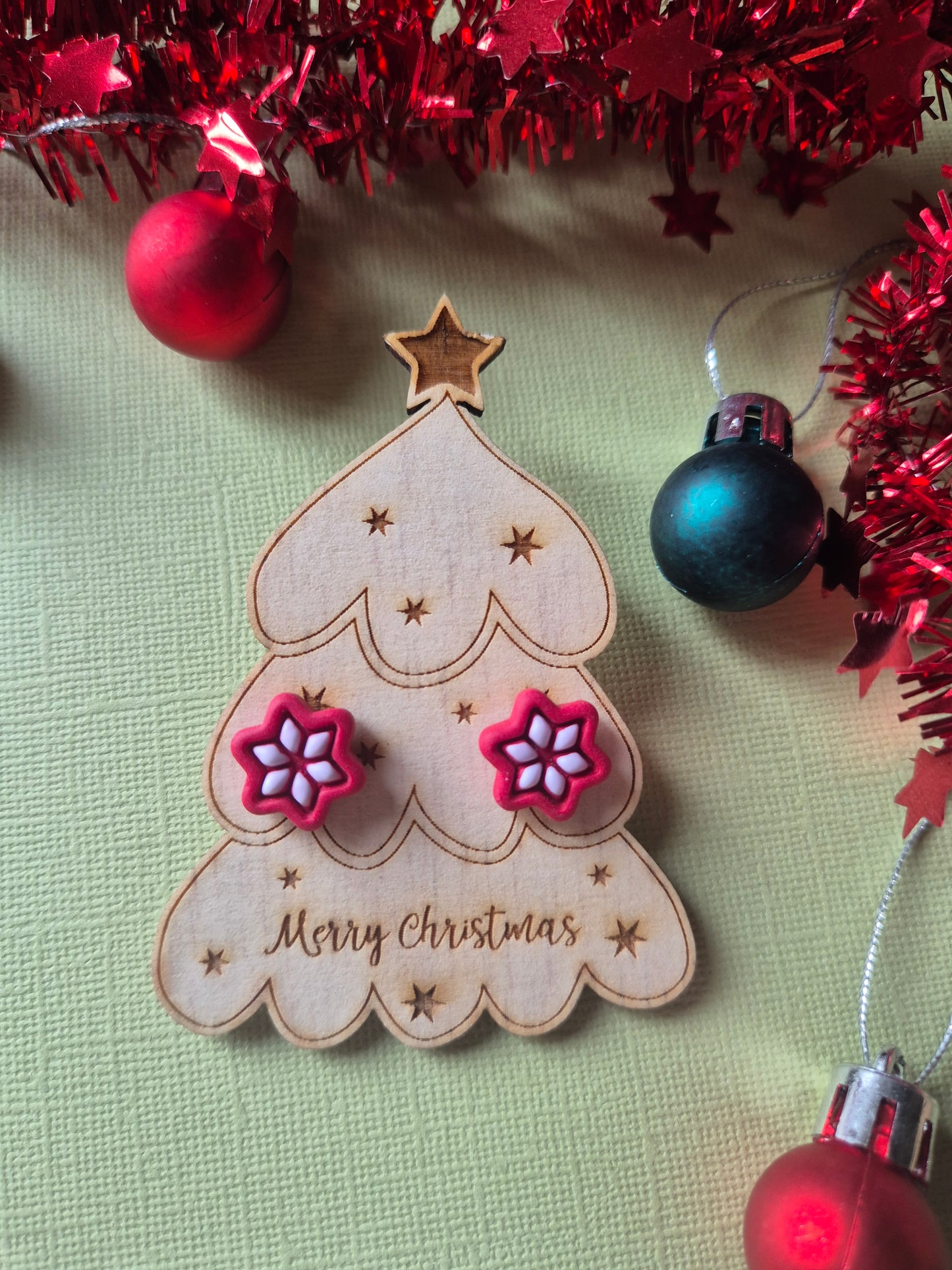 Red Gingerbread Star