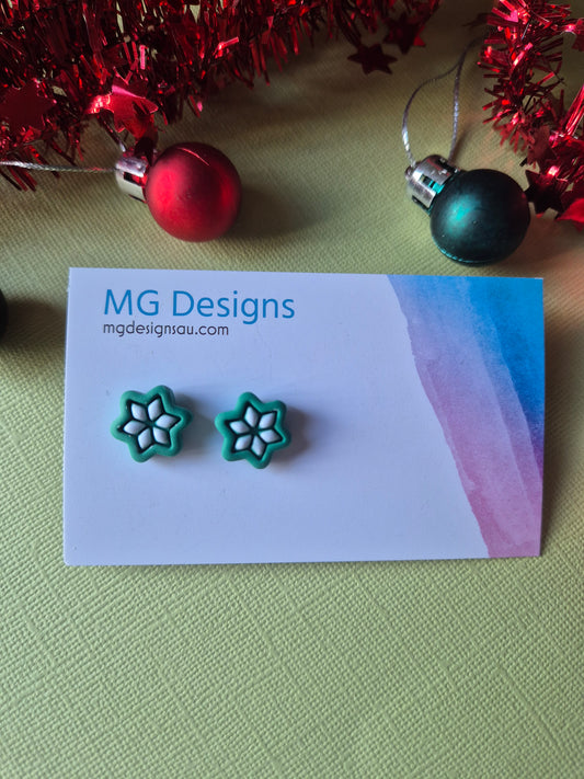 Green Gingerbread Star