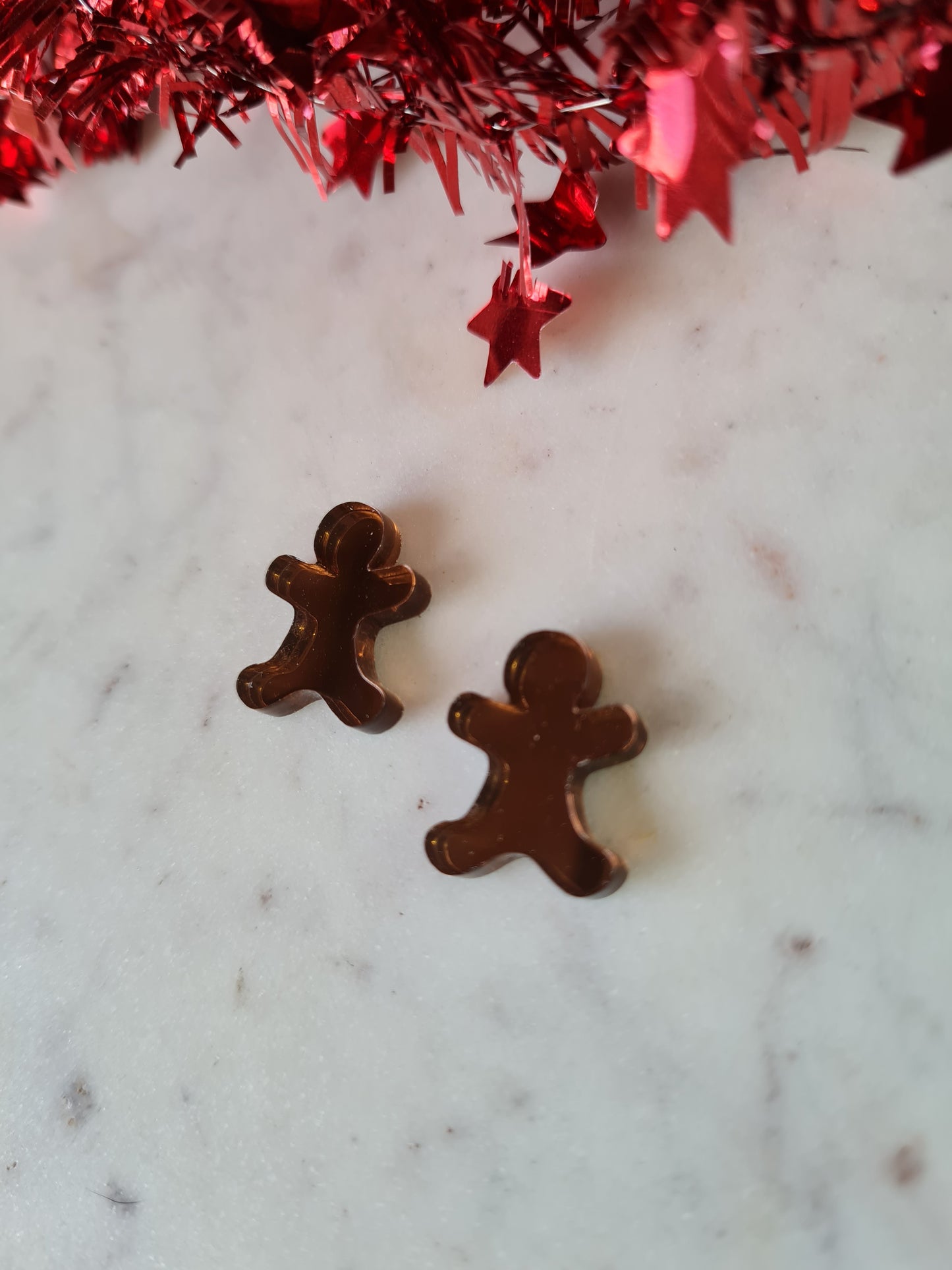 Ginger Bread Man Studs
