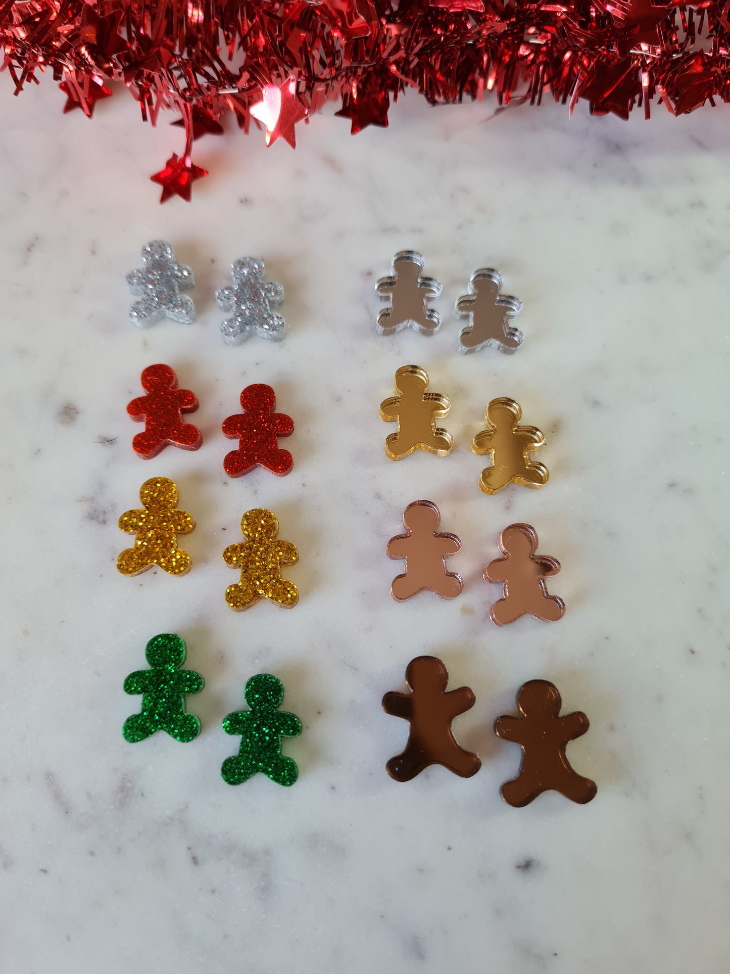 Ginger Bread Man Studs
