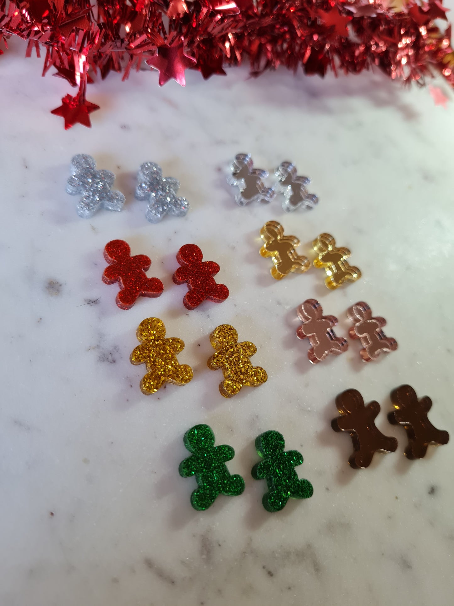 Ginger Bread Man Studs