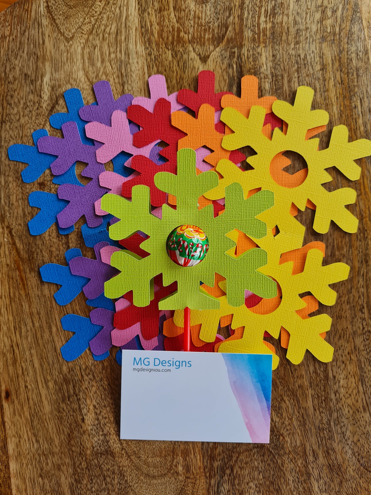 Lolly pop holder - Snowflake