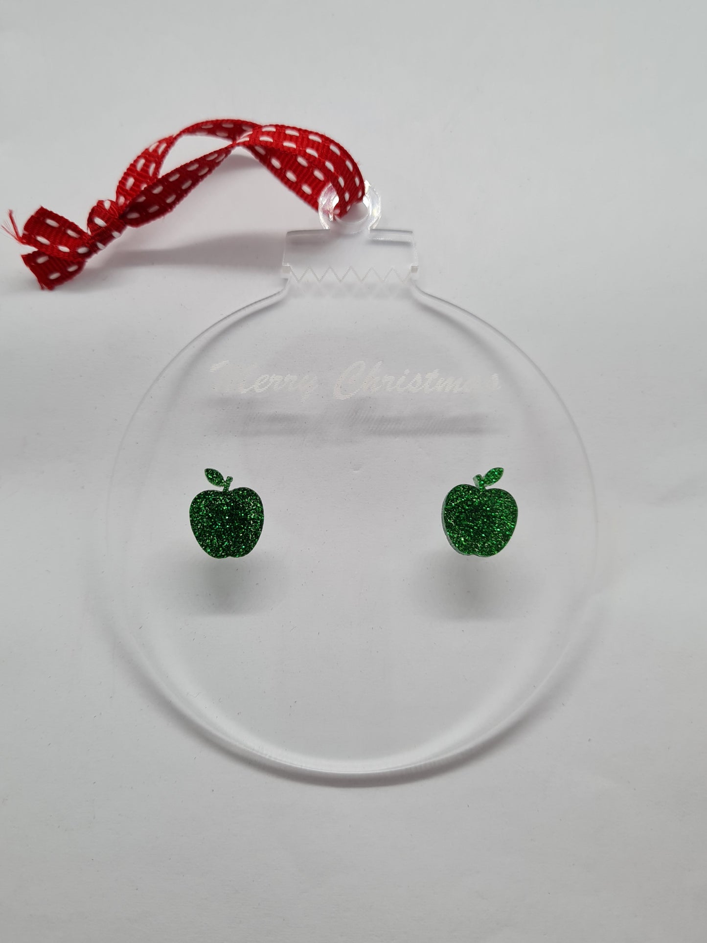 ACRYLIC GIFT BAUBLE - EARRING HOLDER