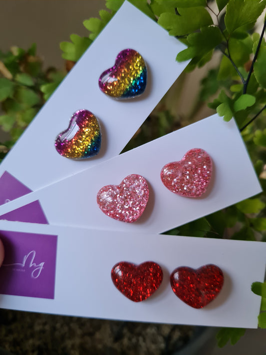 Glitter Hearts