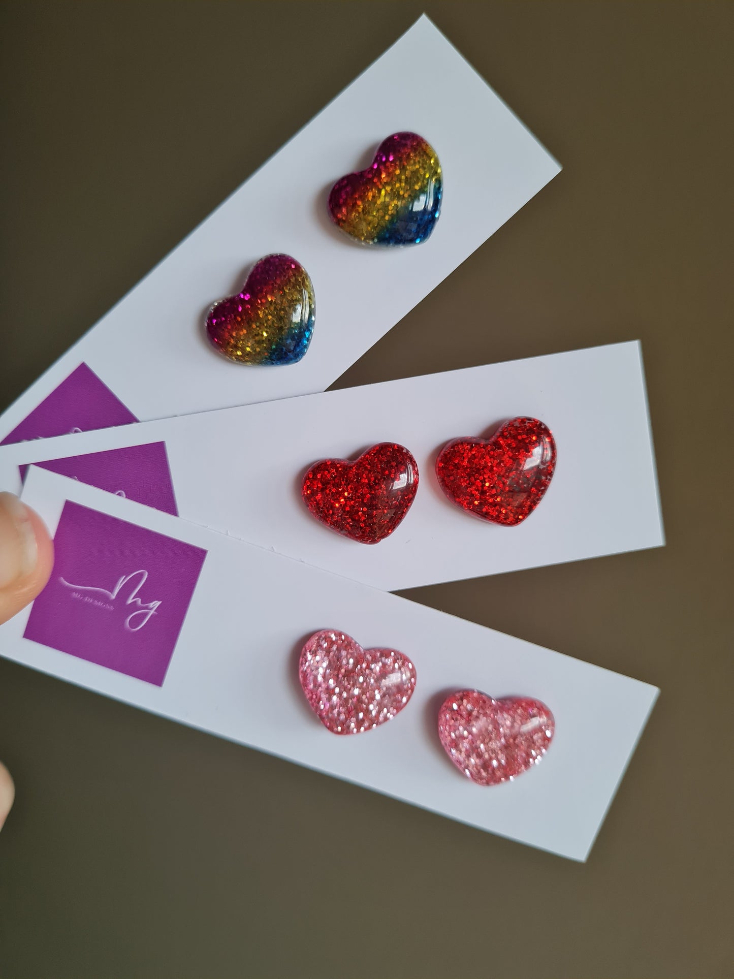 Glitter Hearts