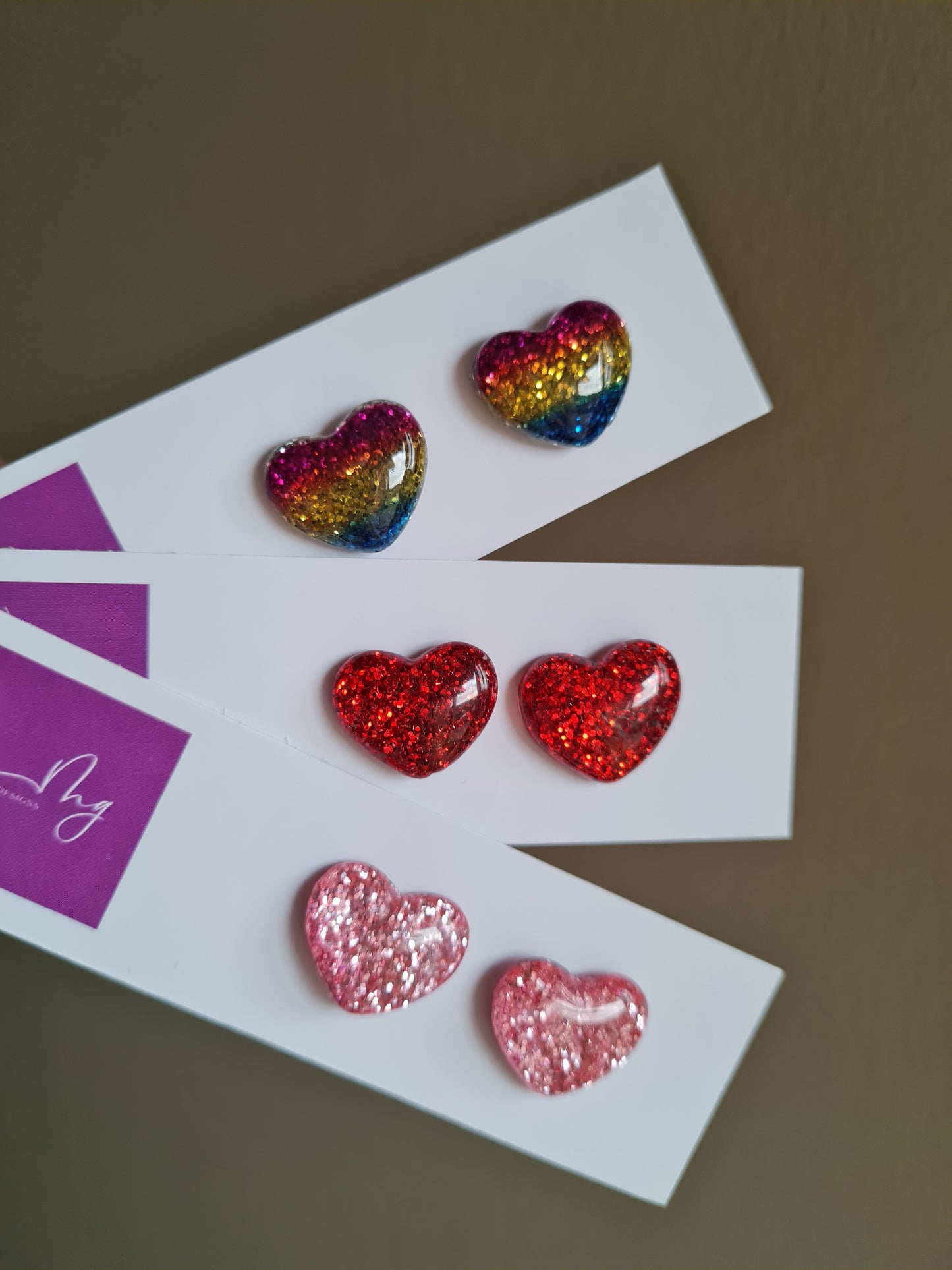 Glitter Hearts